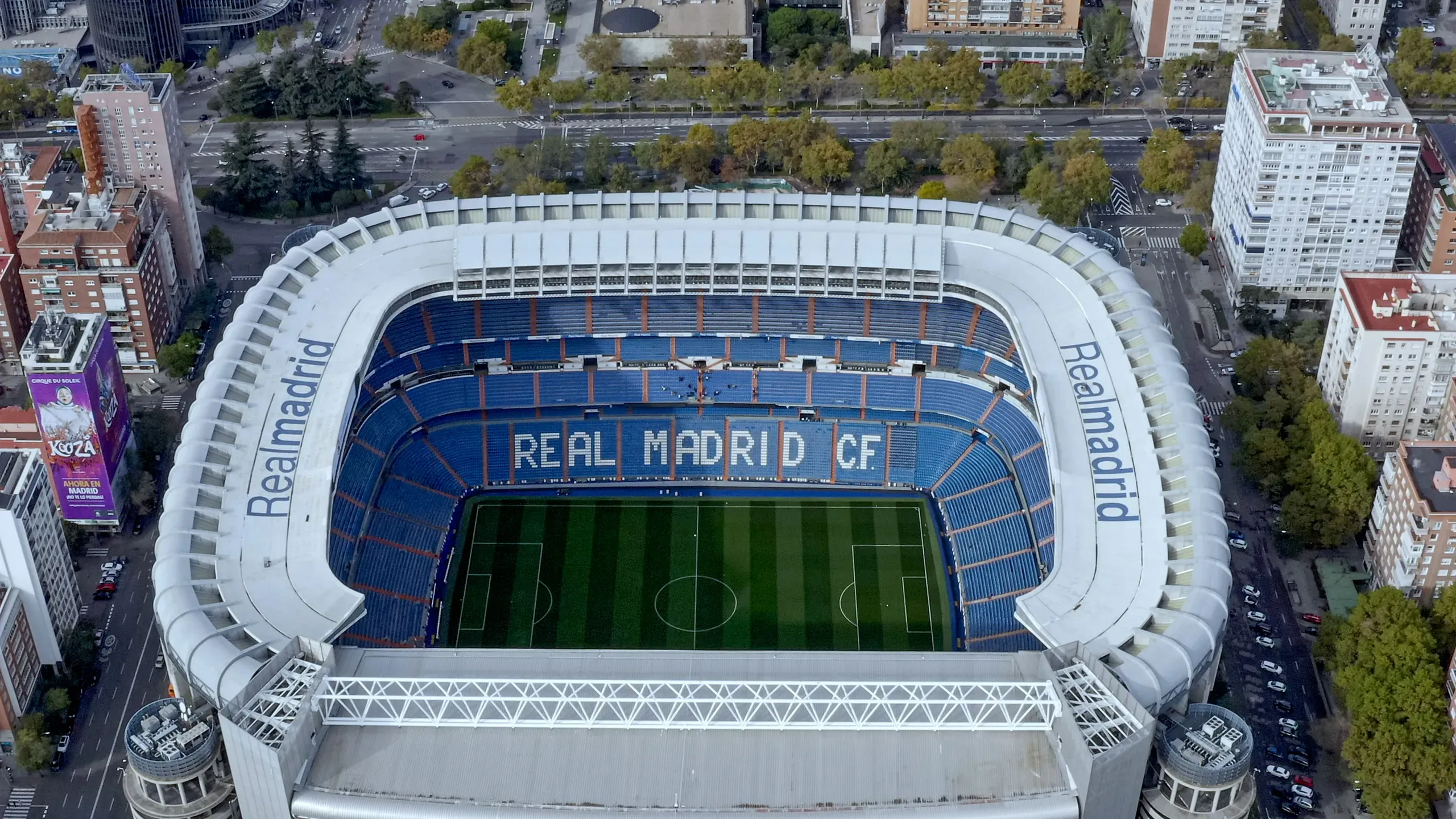 Madrid Bernabéu Aerial View